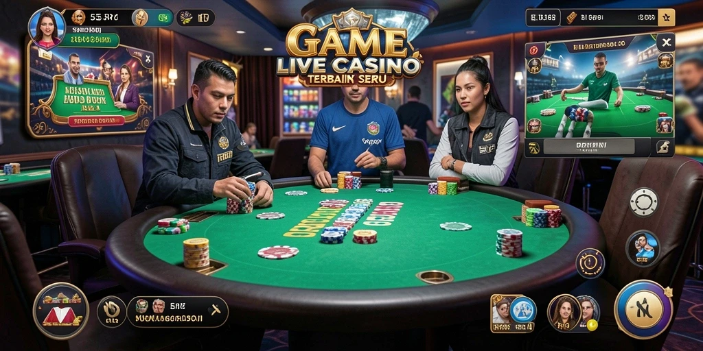 Gameplay Live Casino yang seru dan interaktif di 55RP.