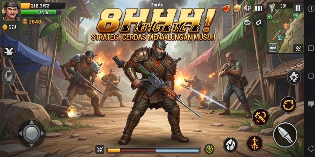 Tampilan gameplay <strong>8HHH</strong> yang menarik dengan elemen strategi mendebarkan.
