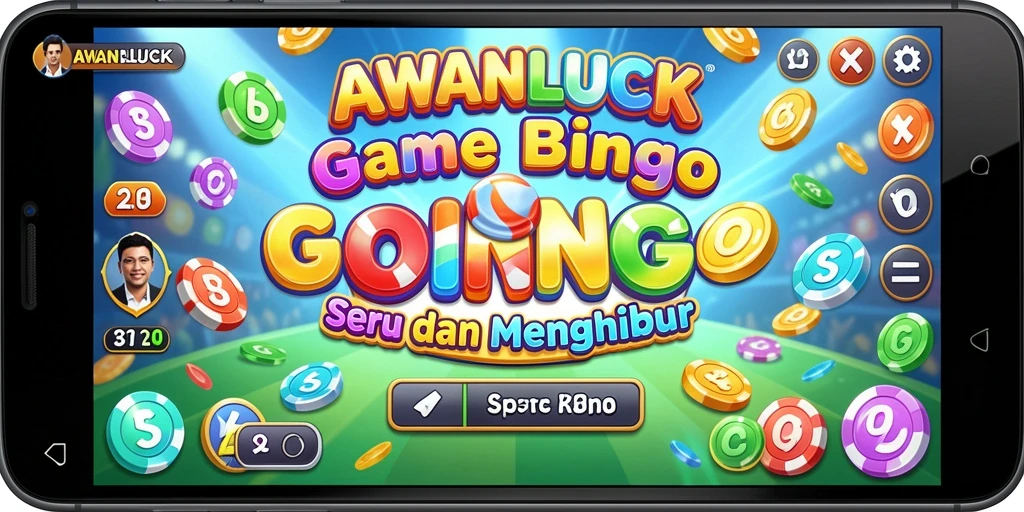 Screenshot gameplay Bingo di AWANLUCK menunjukkan keseruan permainan.