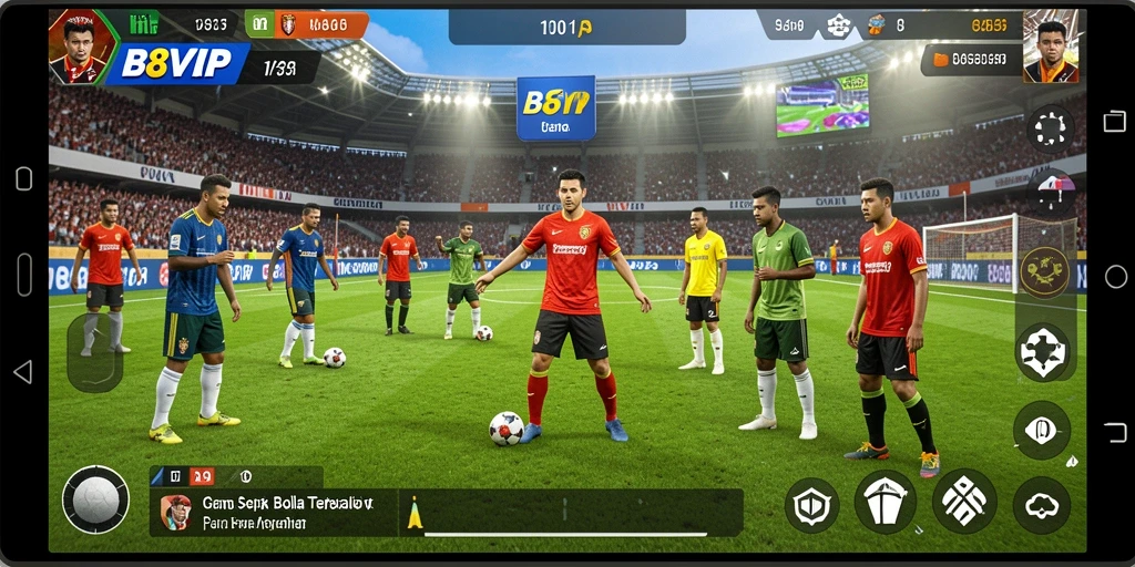 Gambaran gameplay B8VIP yang intens dan menghibur.