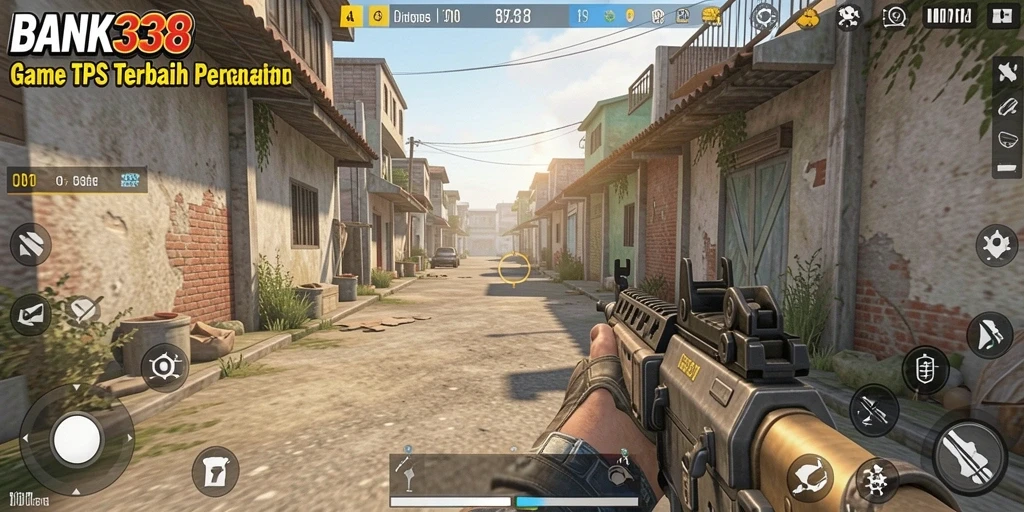 Tampilan gameplay <strong>BANK338</strong> dengan aksi mendebarkan di medan perang.