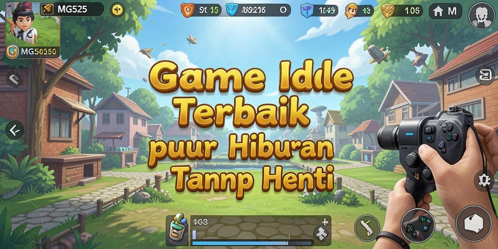 Tampilan gameplay MG525 dengan mekanisme Idle yang menarik.