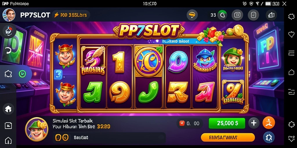 Tampilan gameplay PP7SLOT yang menarik dan penuh warna.