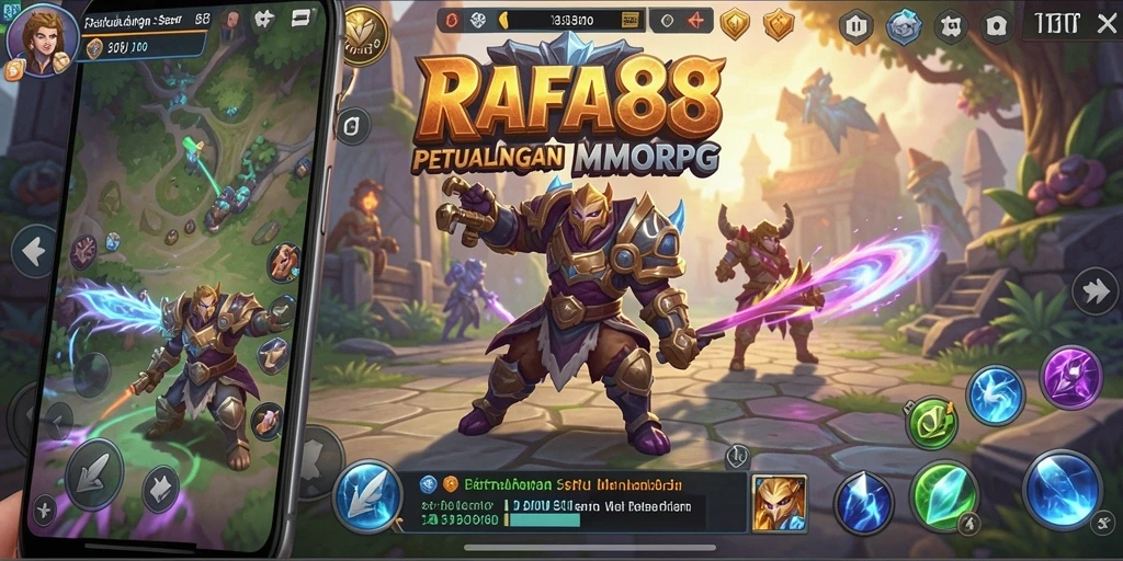 Tampilan gameplay menawan dalam <strong>RAFA88</strong> dengan aksi pertempuran yang seru.